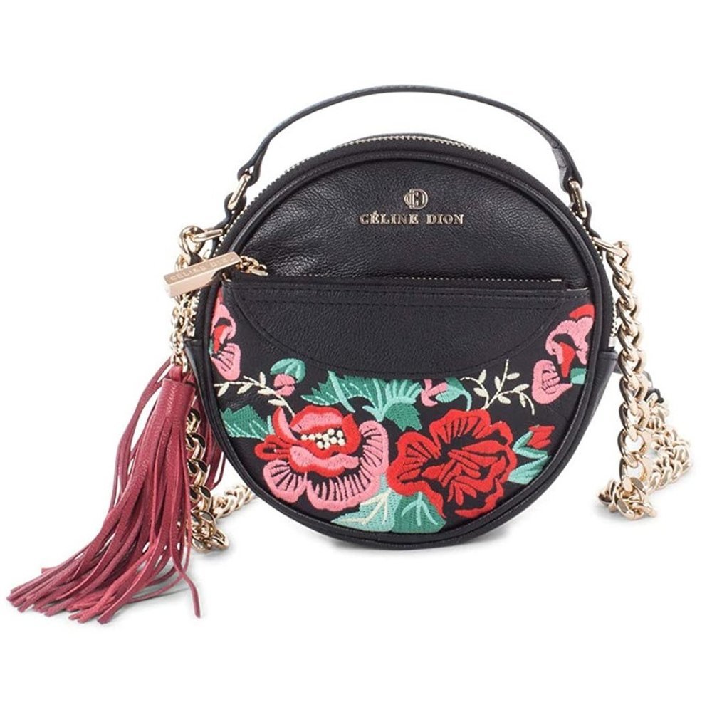 Celine Dion Women's Harmonic Floral Mini Crossbody Bag